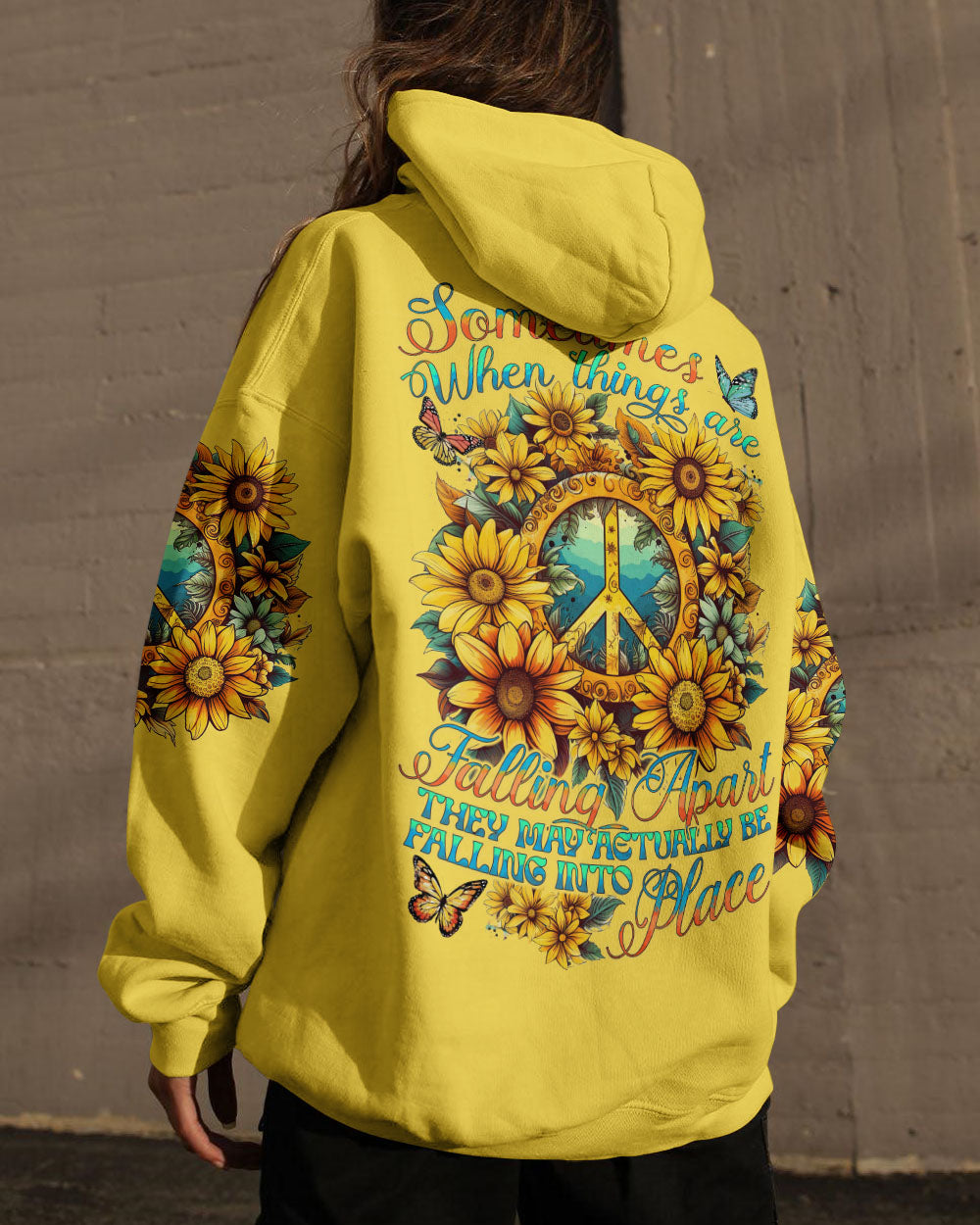 WHEN THINGS ARE FALLING APART ALL OVER PRINT - TYTD0407232