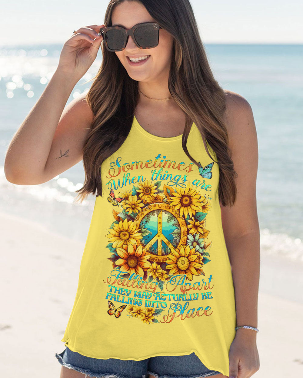 WHEN THINGS ARE FALLING APART ALL OVER PRINT - TYTD0407232
