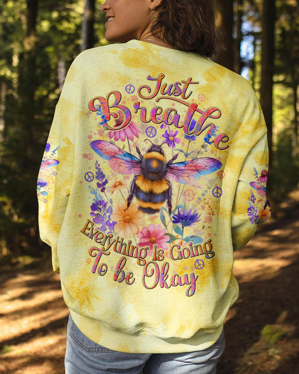 JUST BREATHE BEE ALL OVER PRINT - TYTD0407243
