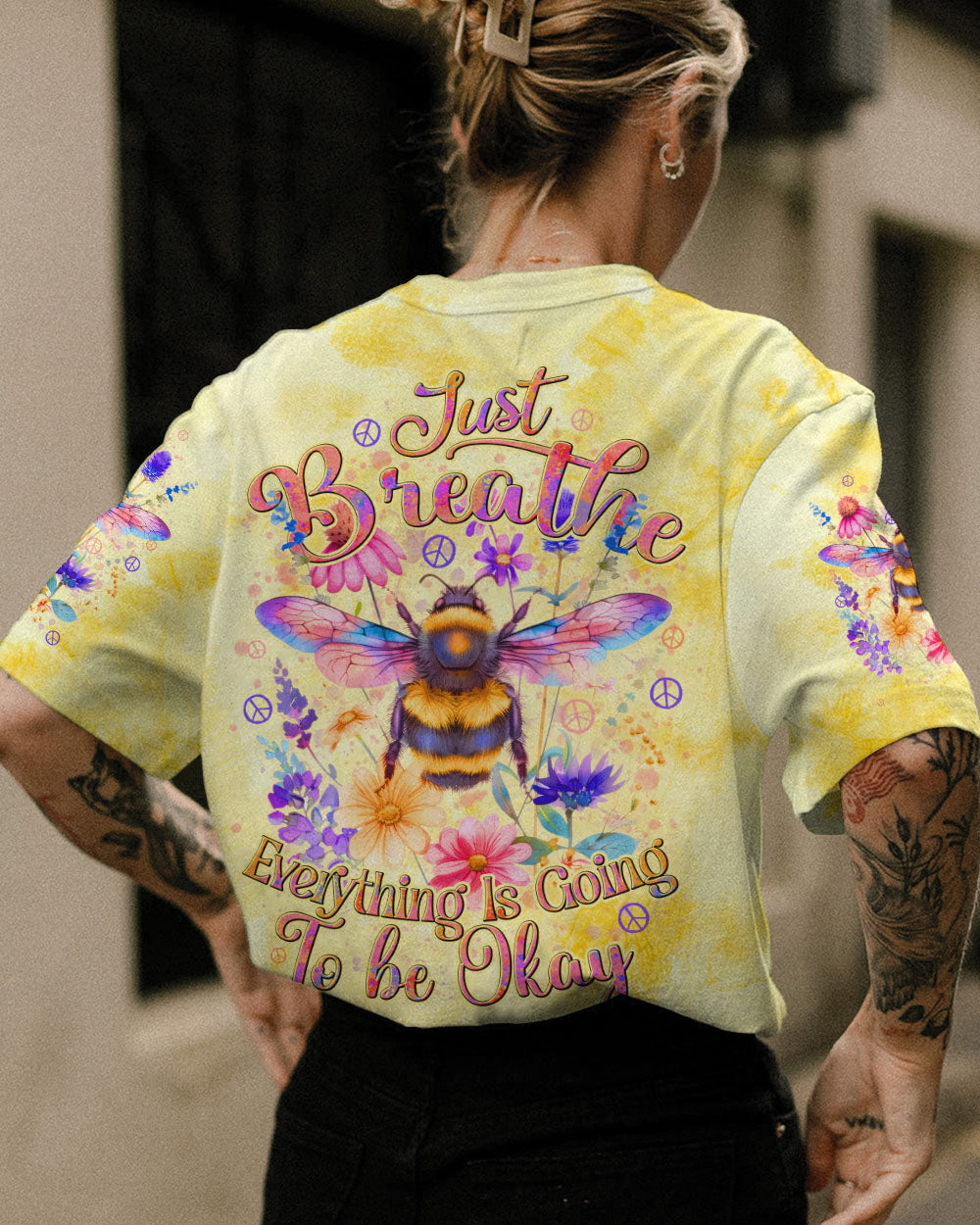 JUST BREATHE BEE ALL OVER PRINT - TYTD0407243
