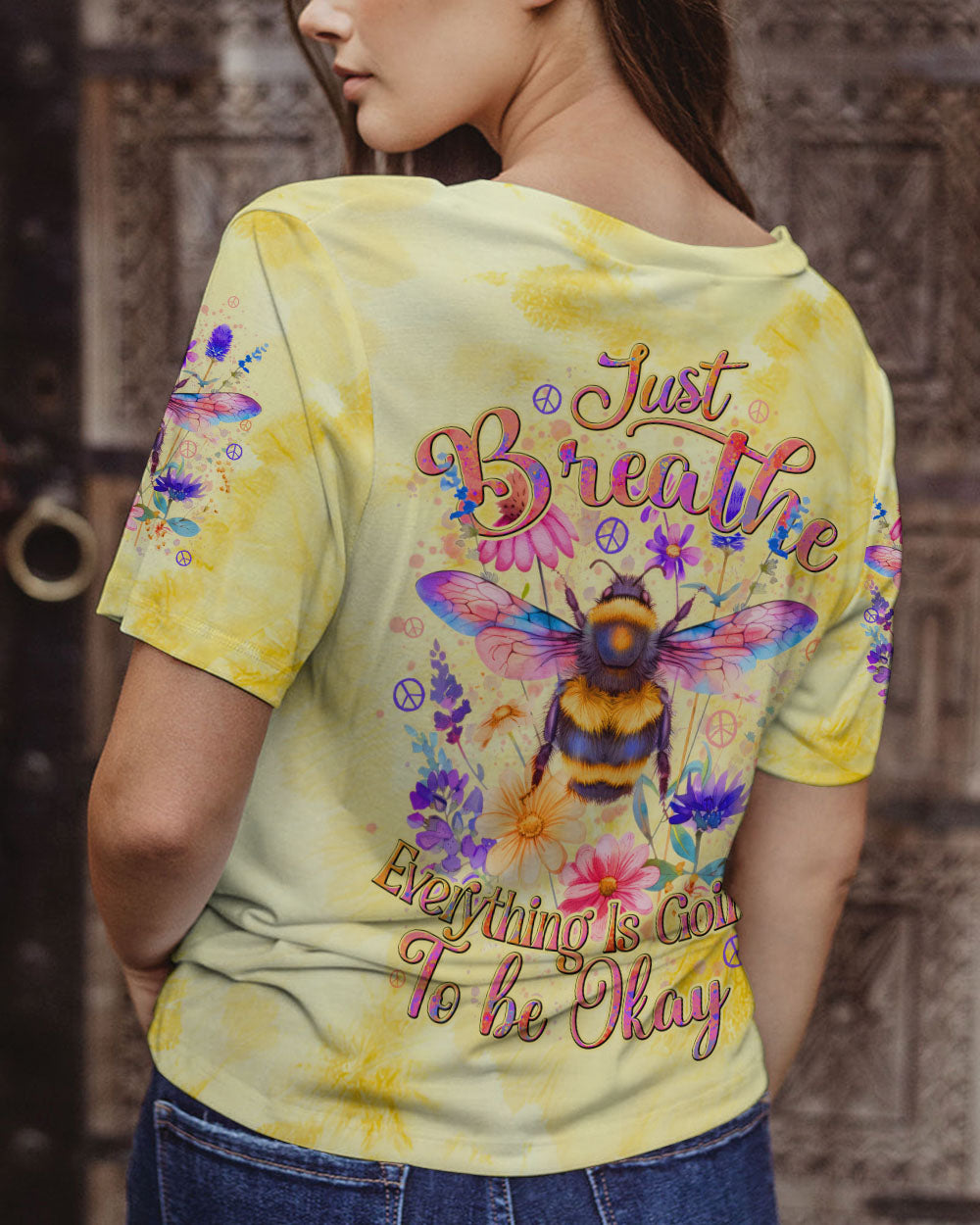 JUST BREATHE BEE ALL OVER PRINT - TYTD0407243