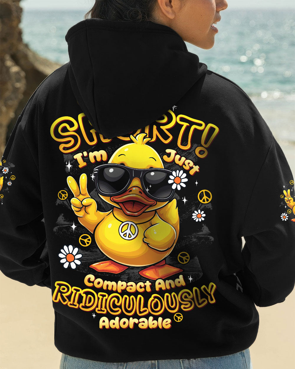 I'M NOT SHORT DUCK HIPPIE ALL OVER PRINT - TYTD0408251