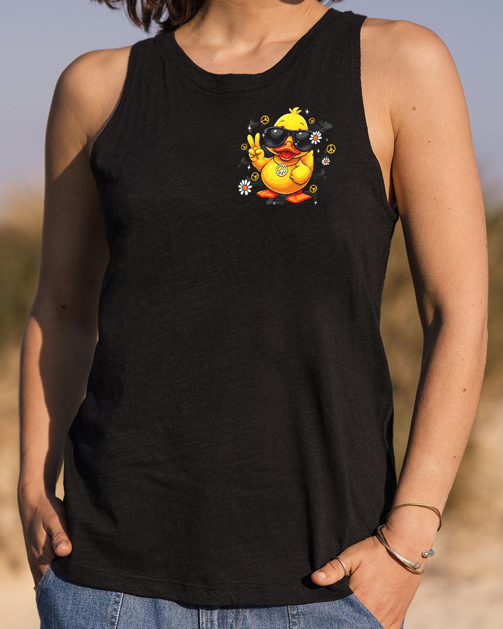 I'M NOT SHORT DUCK HIPPIE ALL OVER PRINT - TYTD0408251