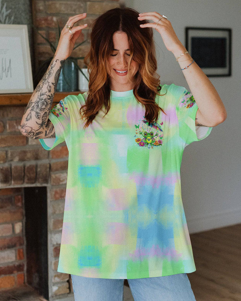 THE PERFECT DAY TO BE HAPPY ALL OVER PRINT - TYTD0409241