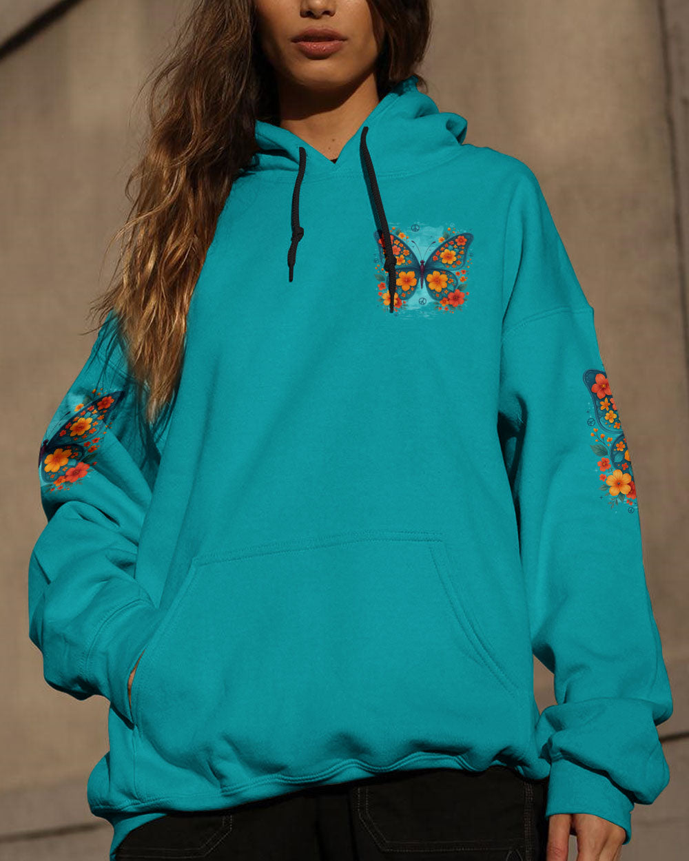 IT'S OKAY TO NOT BE OKAY BUTTERFLY ALL OVER PRINT - TYTD0409251