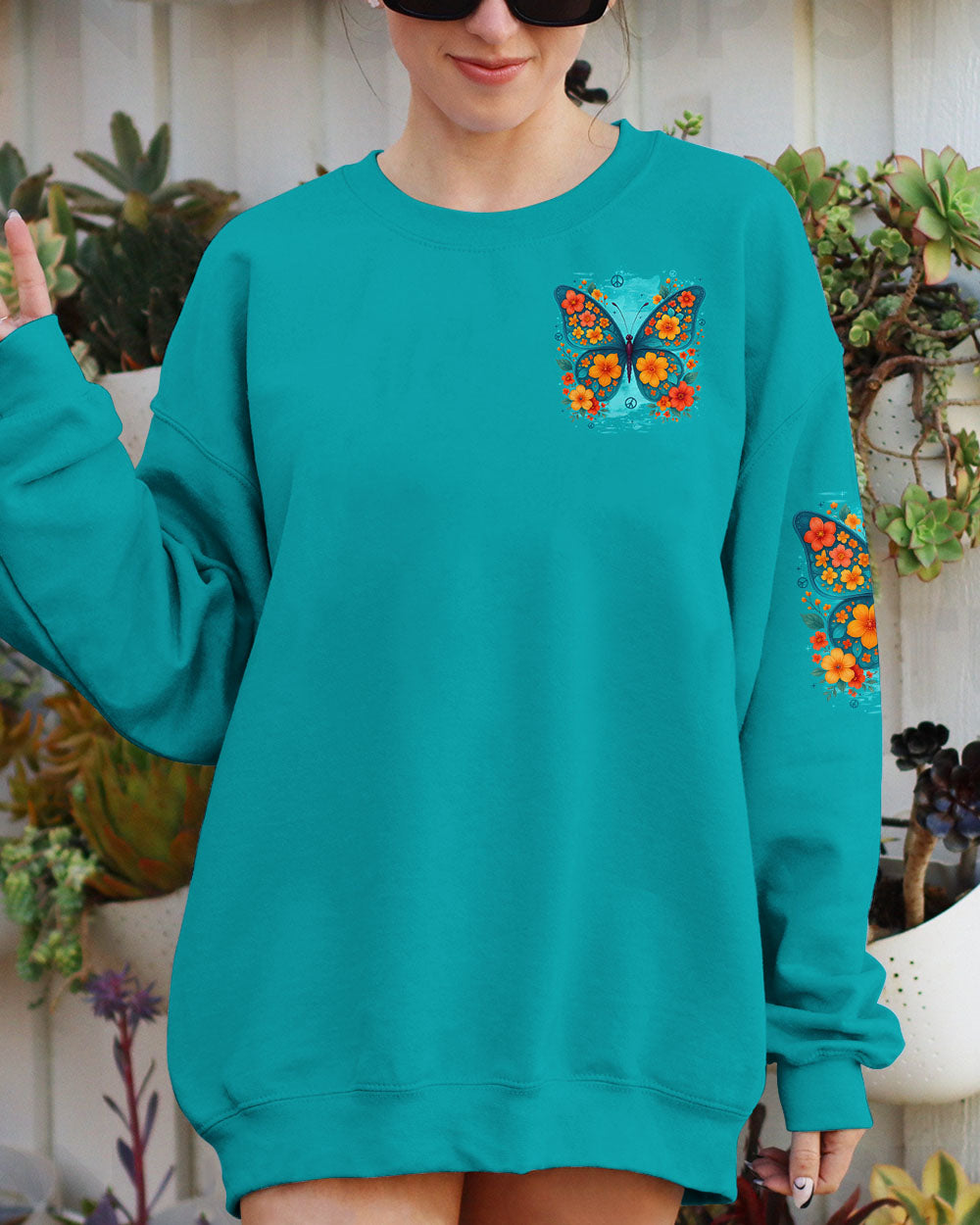 IT'S OKAY TO NOT BE OKAY BUTTERFLY ALL OVER PRINT - TYTD0409251