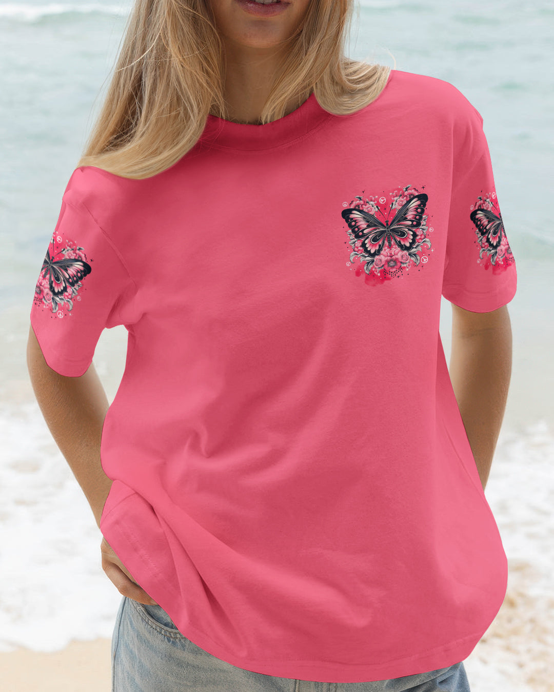 WHISPER WORDS OF WISDOM LET IT BE BUTTERFLY ALL OVER PRINT - TYTD0501261