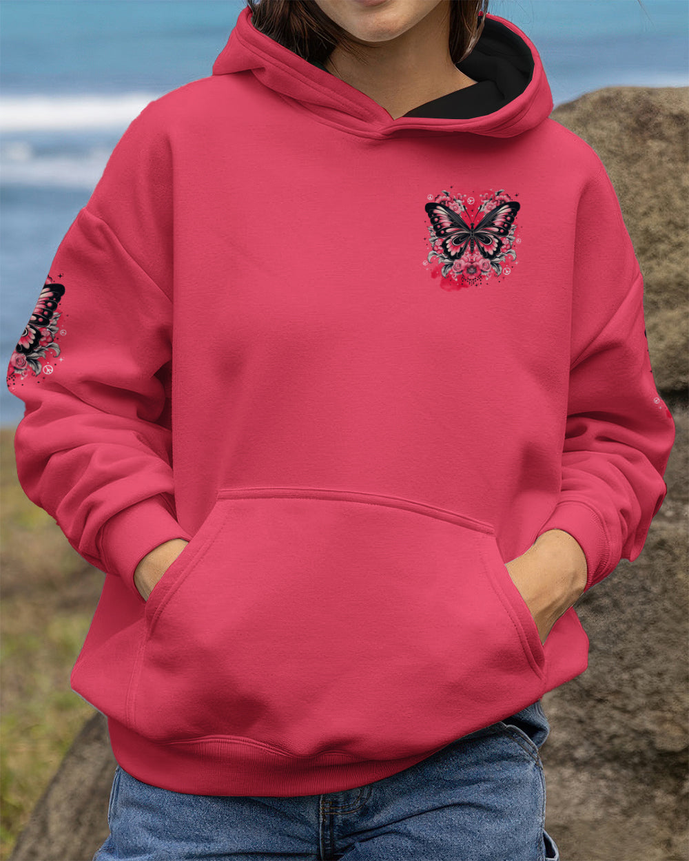 WHISPER WORDS OF WISDOM LET IT BE BUTTERFLY ALL OVER PRINT - TYTD0501261
