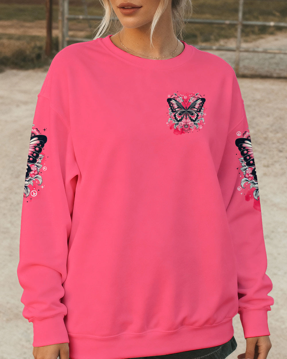 WHISPER WORDS OF WISDOM LET IT BE BUTTERFLY ALL OVER PRINT - TYTD0501261