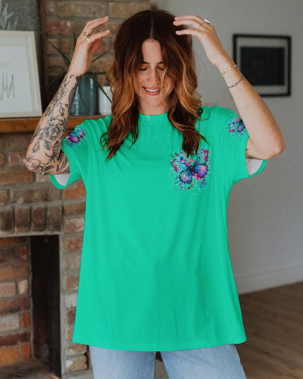 I BELIEVE THERE ARE ANGELS AMONG US ALL OVER PRINT - TYTD0504243