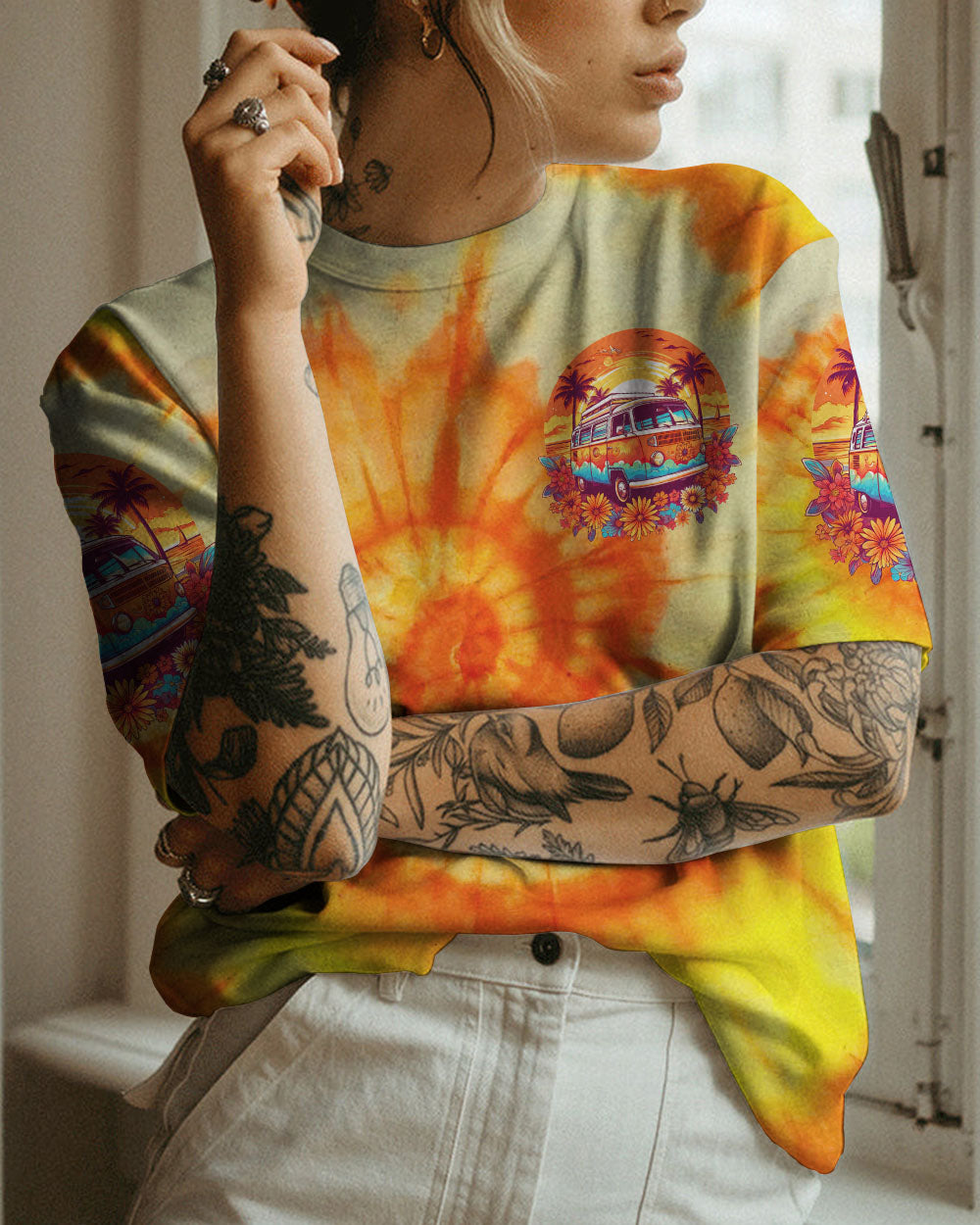 RUNNING AGAINST THE WIND TIE DYE ALL OVER PRINT - TYTD0506231