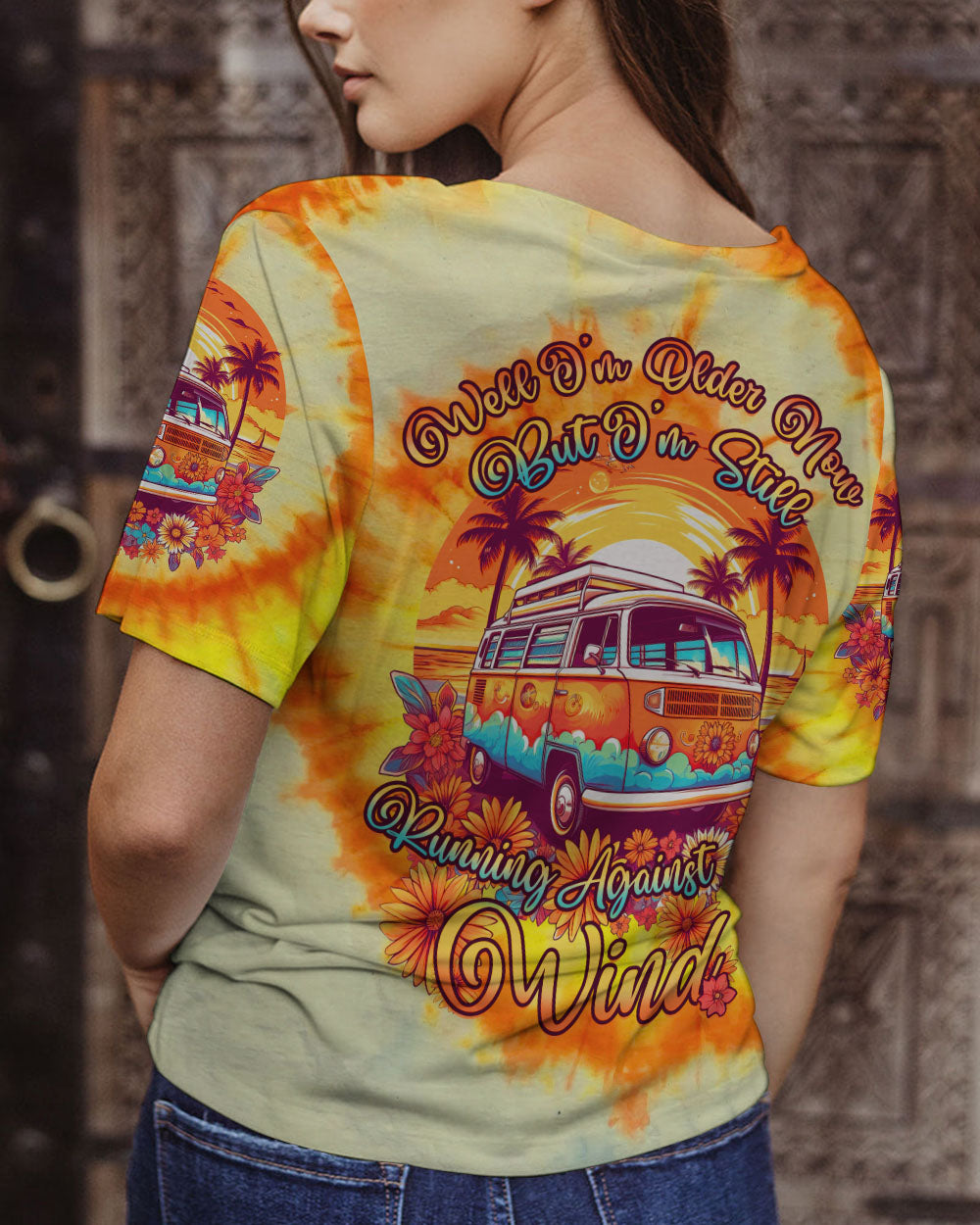 RUNNING AGAINST THE WIND TIE DYE ALL OVER PRINT - TYTD0506231