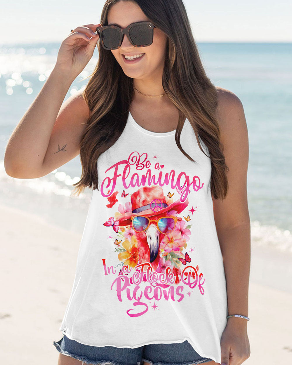 BE A FLAMINGO ALL OVER PRINT - TYTD0506232