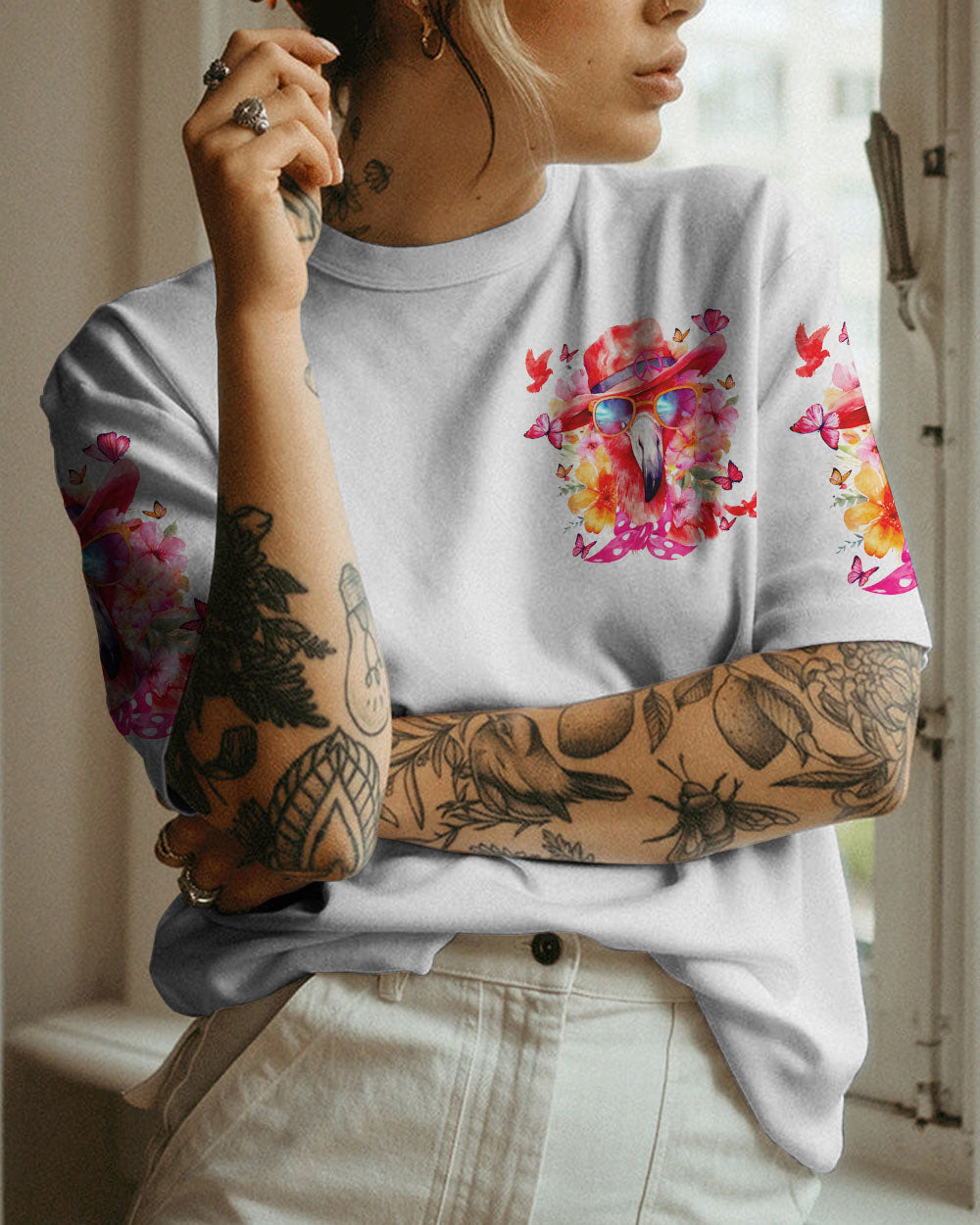 BE A FLAMINGO ALL OVER PRINT - TYTD0506232