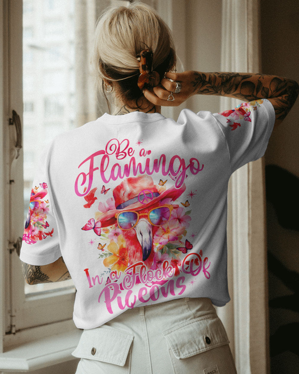 BE A FLAMINGO ALL OVER PRINT - TYTD0506232