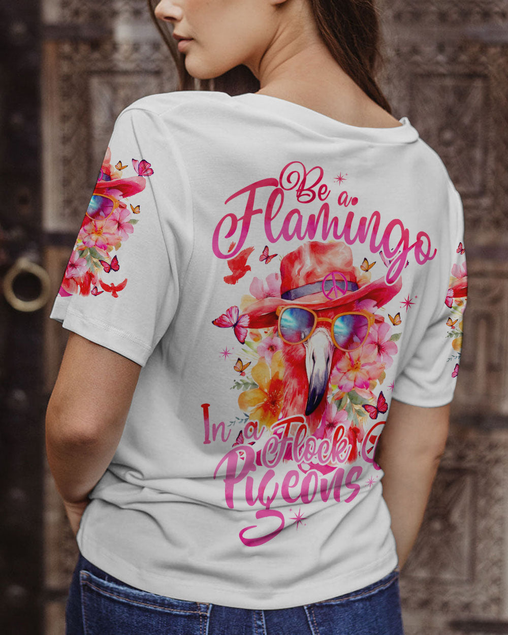 BE A FLAMINGO ALL OVER PRINT - TYTD0506232