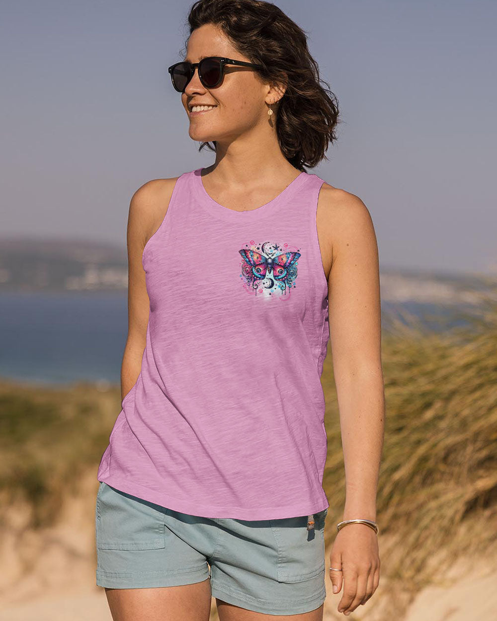 I BELIEVE IN MAGIC AND NAPS BUTTERFLY ALL OVER PRINT - TYTD0508254