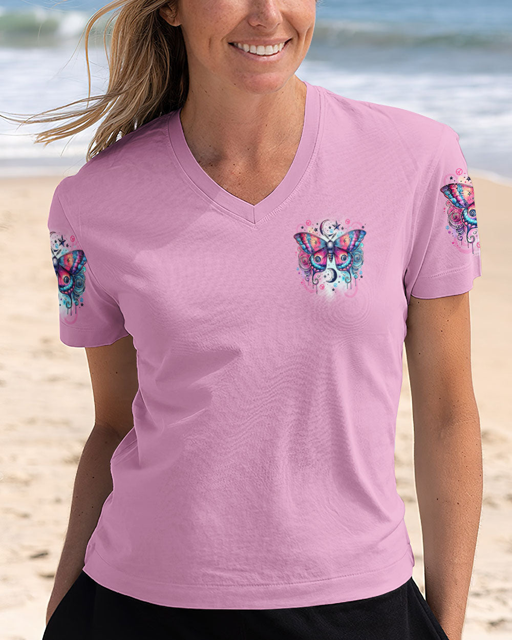 I BELIEVE IN MAGIC AND NAPS BUTTERFLY ALL OVER PRINT - TYTD0508254