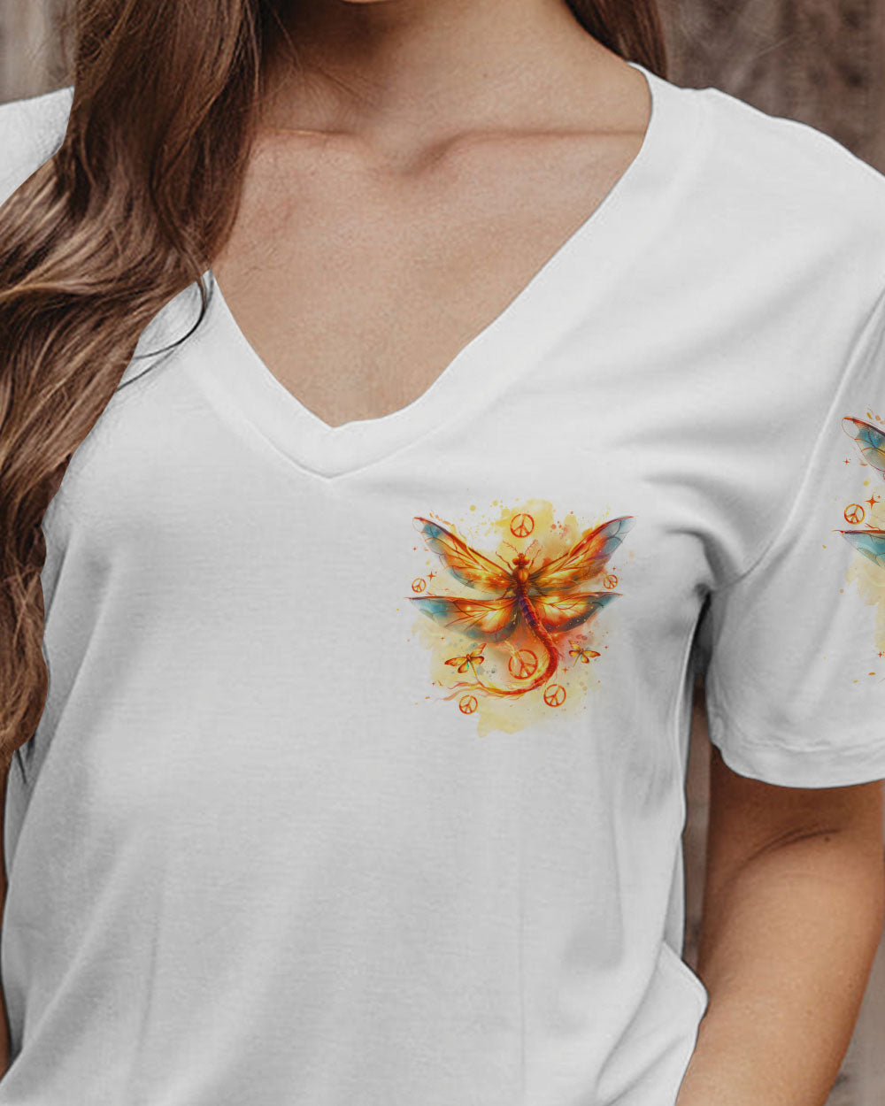 WHISPER WORDS OF WISDOM LET IT BE DRAGONFLY ALL OVER PRINT - TYTD0511241