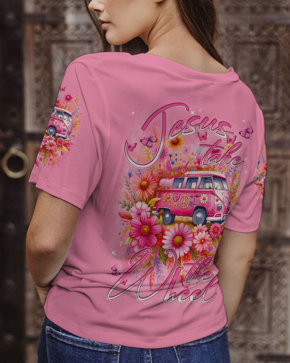 JESUS TAKE THE WHEEL ALL OVER PRINT - TYTD0512232