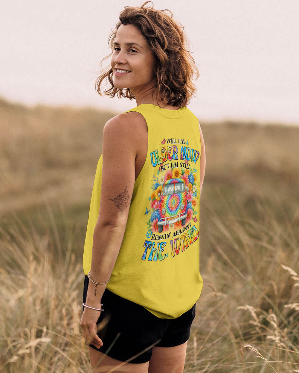 RUNNING AGAINST THE WIND CAR TIE DYE ALL OVER PRINT - TYTD0512251