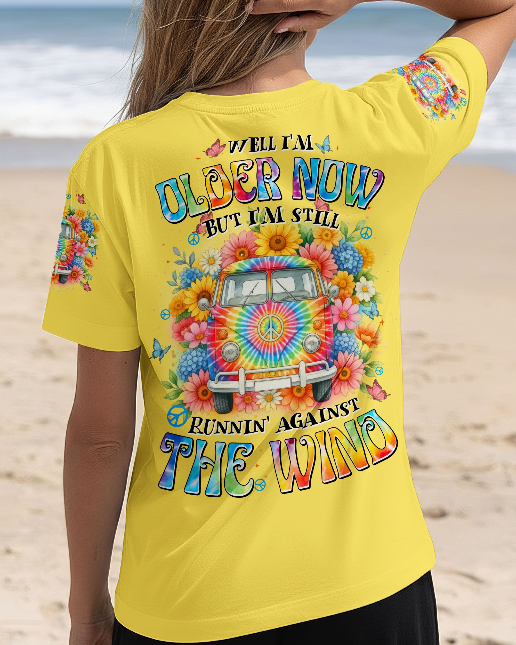 RUNNING AGAINST THE WIND CAR TIE DYE ALL OVER PRINT - TYTD0512251