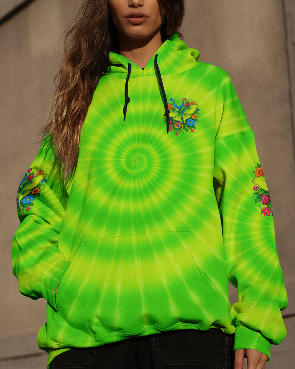 WHISPER WORDS OF WISDOM LET IT BE BUTTERFLY TIE DYE ALL OVER PRINT - TYTD0605253
