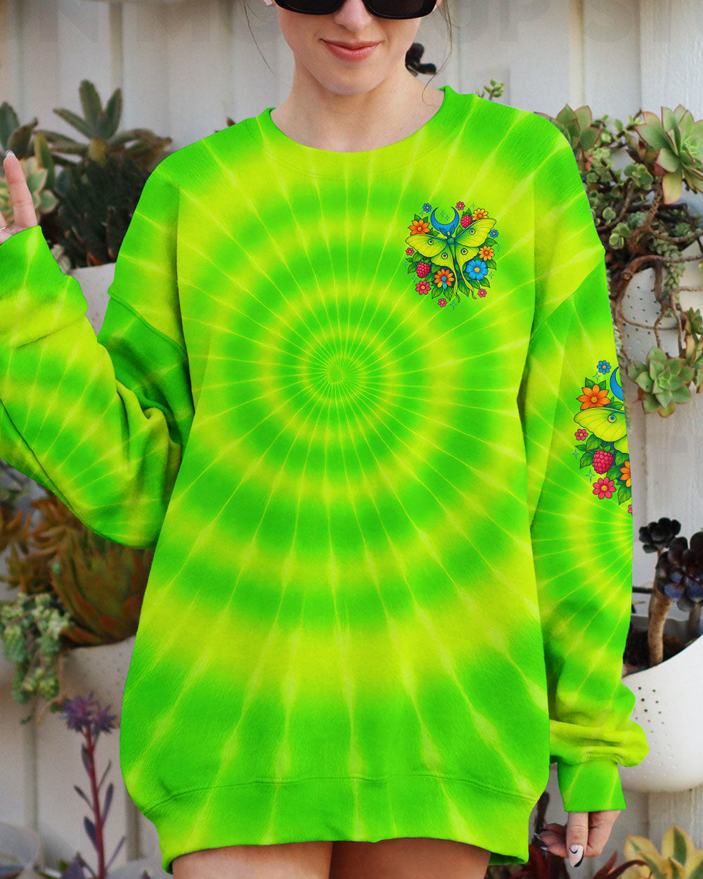 WHISPER WORDS OF WISDOM LET IT BE BUTTERFLY TIE DYE ALL OVER PRINT - TYTD0605253