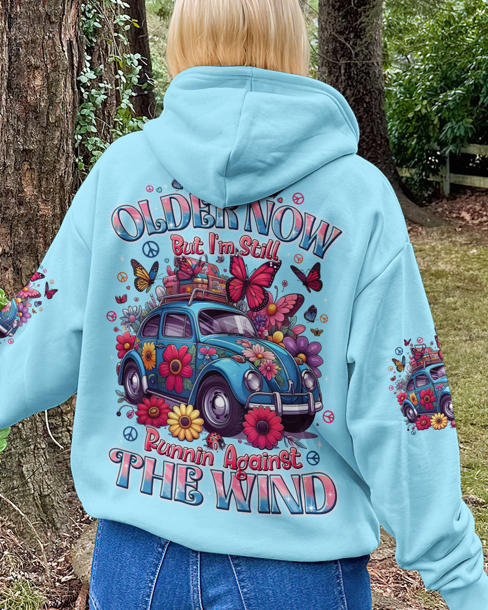 RUNNING AGAINST THE WIND HIPPIE CAR ALL OVER PRINT - TYTD0608253
