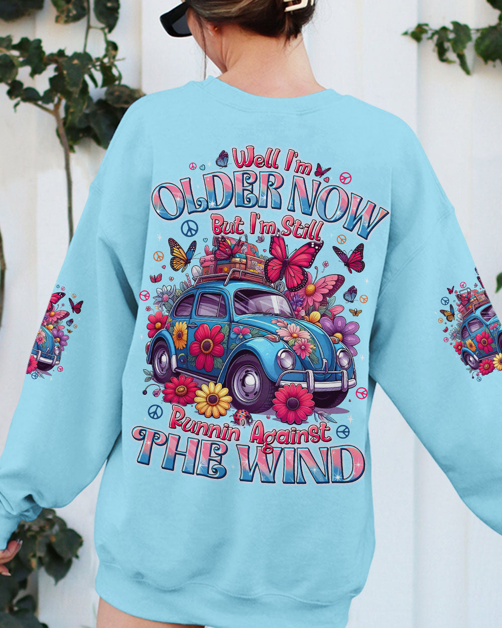 RUNNING AGAINST THE WIND HIPPIE CAR ALL OVER PRINT - TYTD0608253