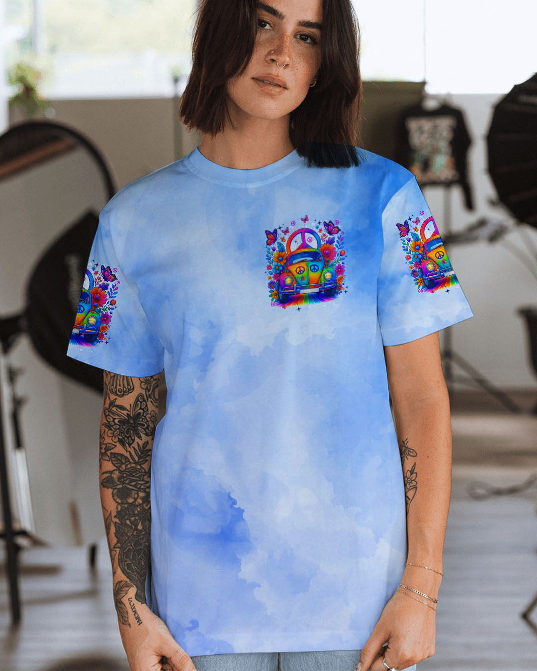 RUNNING AGAINST THE WIND TIE DYE ALL OVER PRINT - TYTD0705251