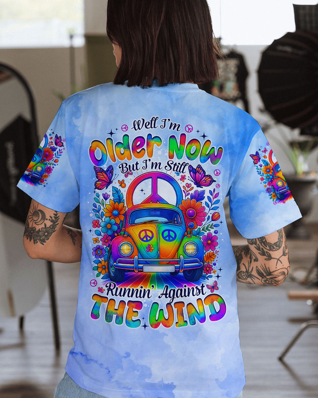 RUNNING AGAINST THE WIND TIE DYE ALL OVER PRINT - TYTD0705251