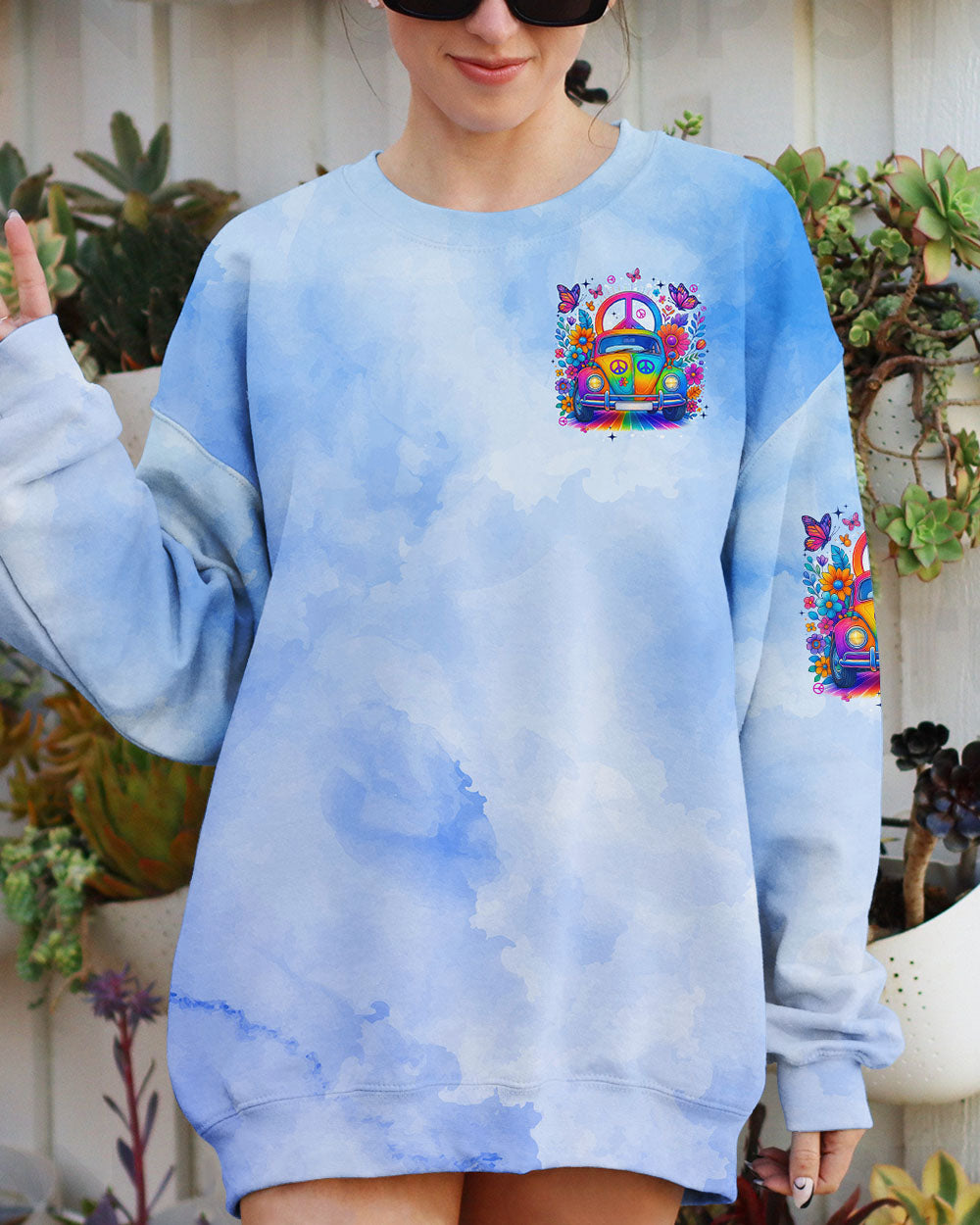 RUNNING AGAINST THE WIND TIE DYE ALL OVER PRINT - TYTD0705251