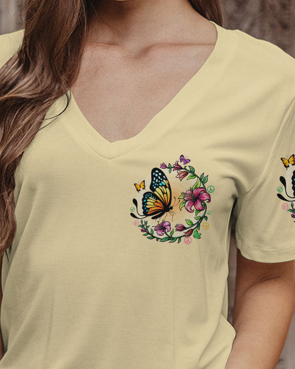 JUST BREATHE BUTTERFLY ALL OVER PRINT - TYTD0707252