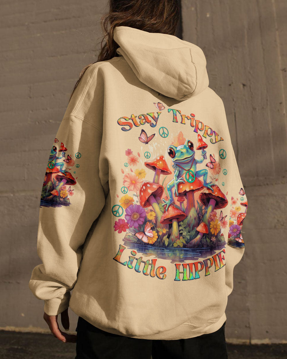 STAY TRIPPY LITTLE HIPPIE ALL OVER PRINT - TYTD0710232