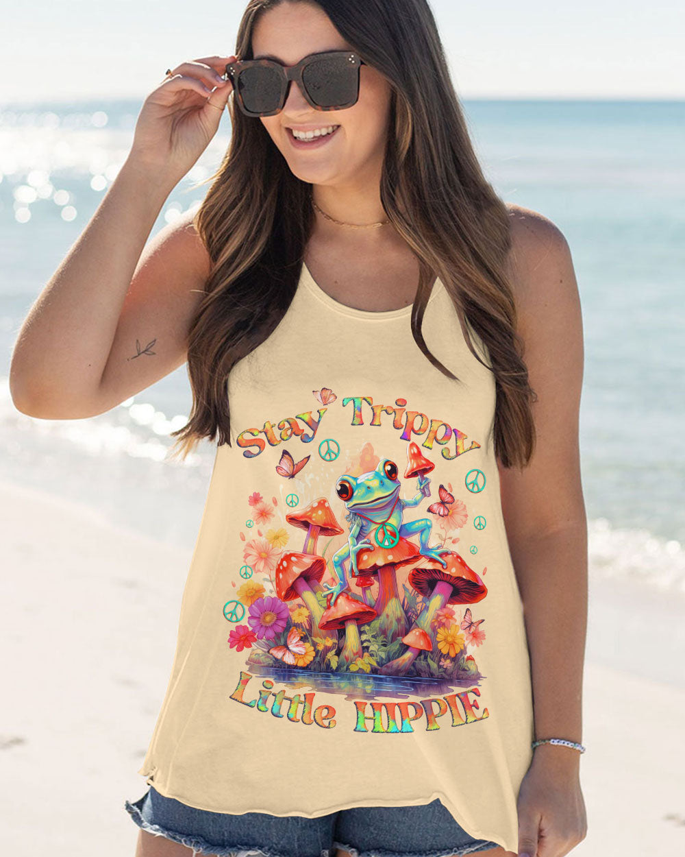 STAY TRIPPY LITTLE HIPPIE ALL OVER PRINT - TYTD0710232
