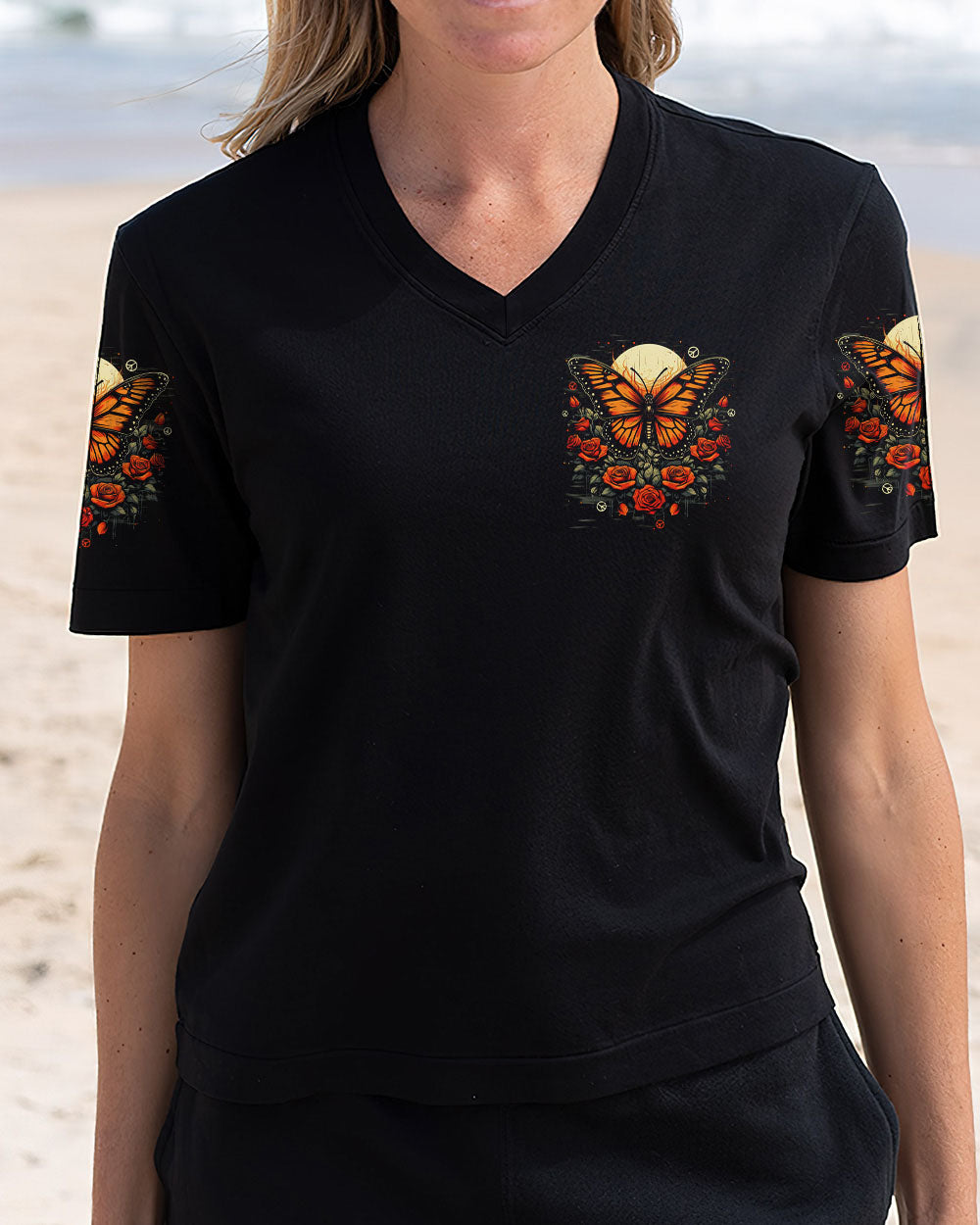 HELLO DARKNESS MY OLD FRIEND BUTTERFLY ALL OVER PRINT - TYTD0710251