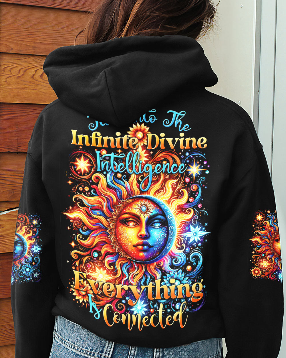 EVERYTHING IS CONNECTED SUN AND MOON ALL OVER PRINT - TYTD0801241
