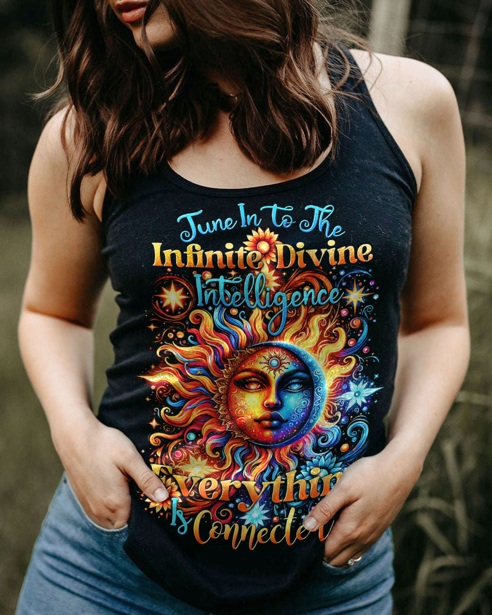EVERYTHING IS CONNECTED SUN AND MOON ALL OVER PRINT - TYTD0801241