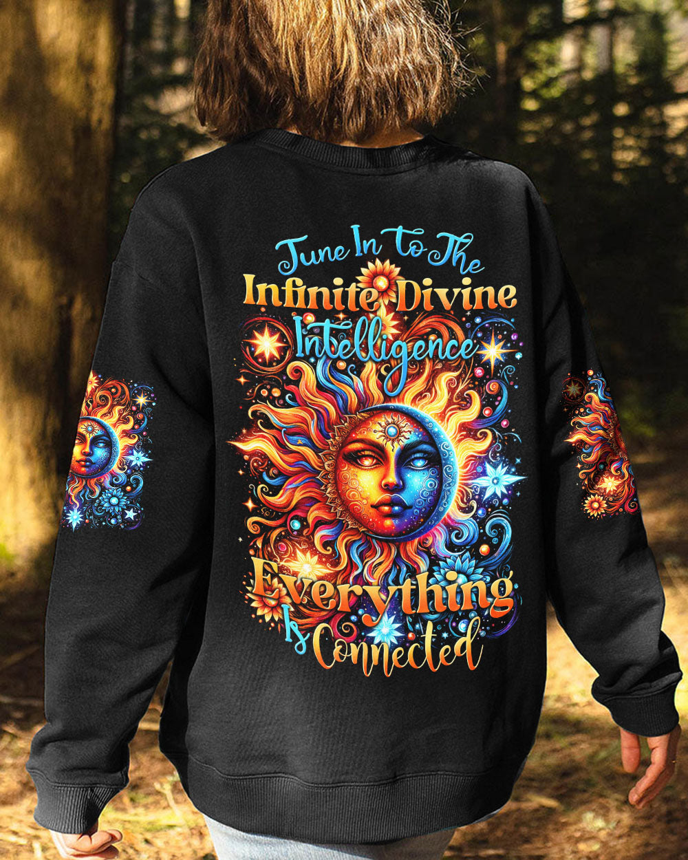 EVERYTHING IS CONNECTED SUN AND MOON ALL OVER PRINT - TYTD0801241