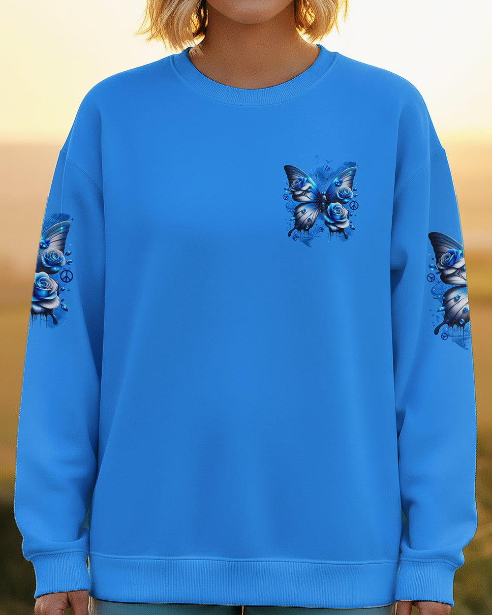 I BELIEVE THERE ARE ANGELS AMONG US BUTTERFLY ALL OVER PRINT - TYTD0801261