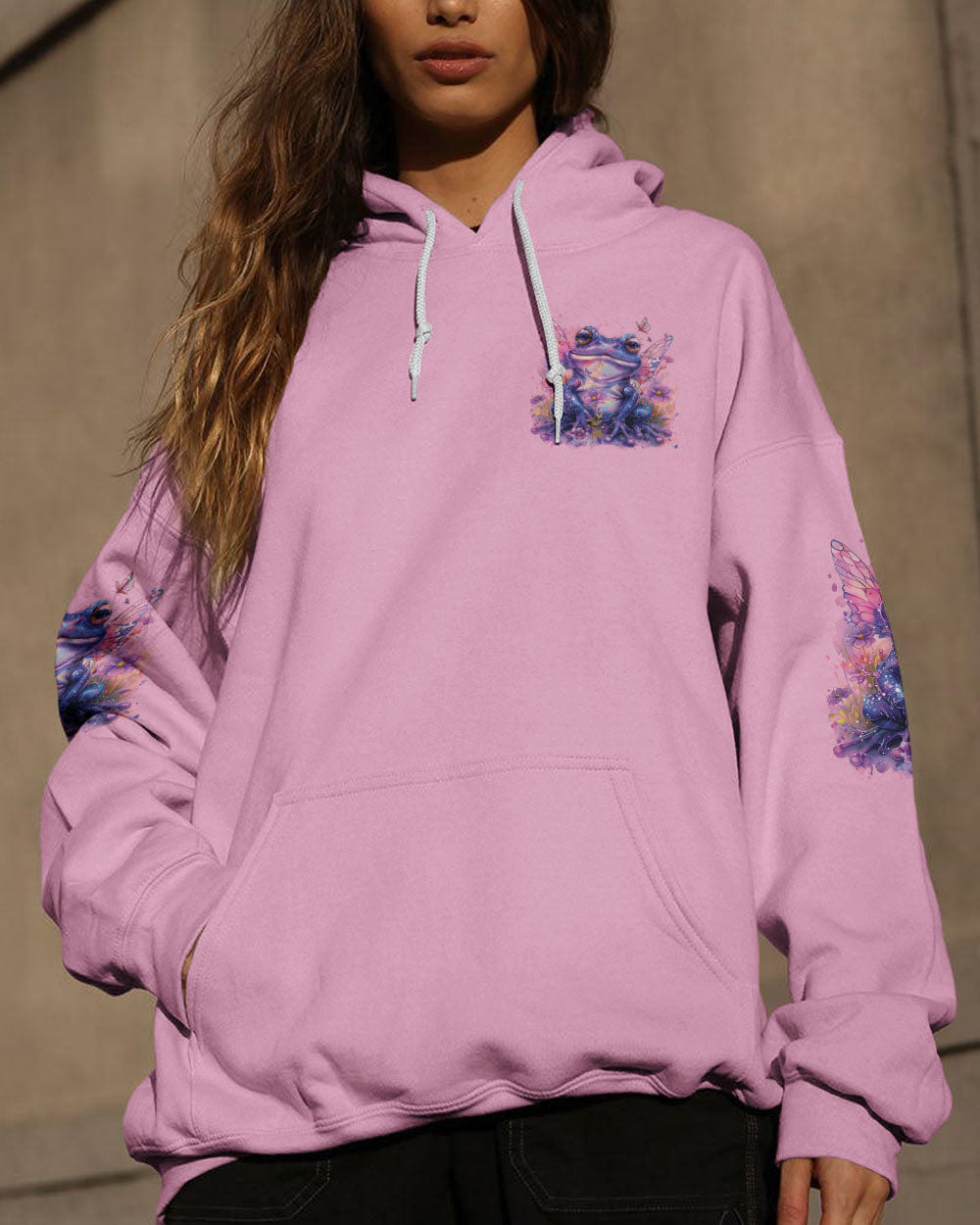 IT'S OKAY TO FEEL SAD FROG ALL OVER PRINT - TYTD0803241
