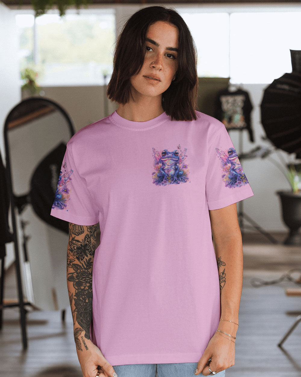 IT'S OKAY TO FEEL SAD FROG ALL OVER PRINT - TYTD0803241