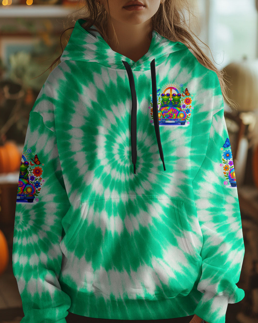 GOOD TIMES CRAZY FRIEND FROG TIE DYE ALL OVER PRINT - TYTD0805253