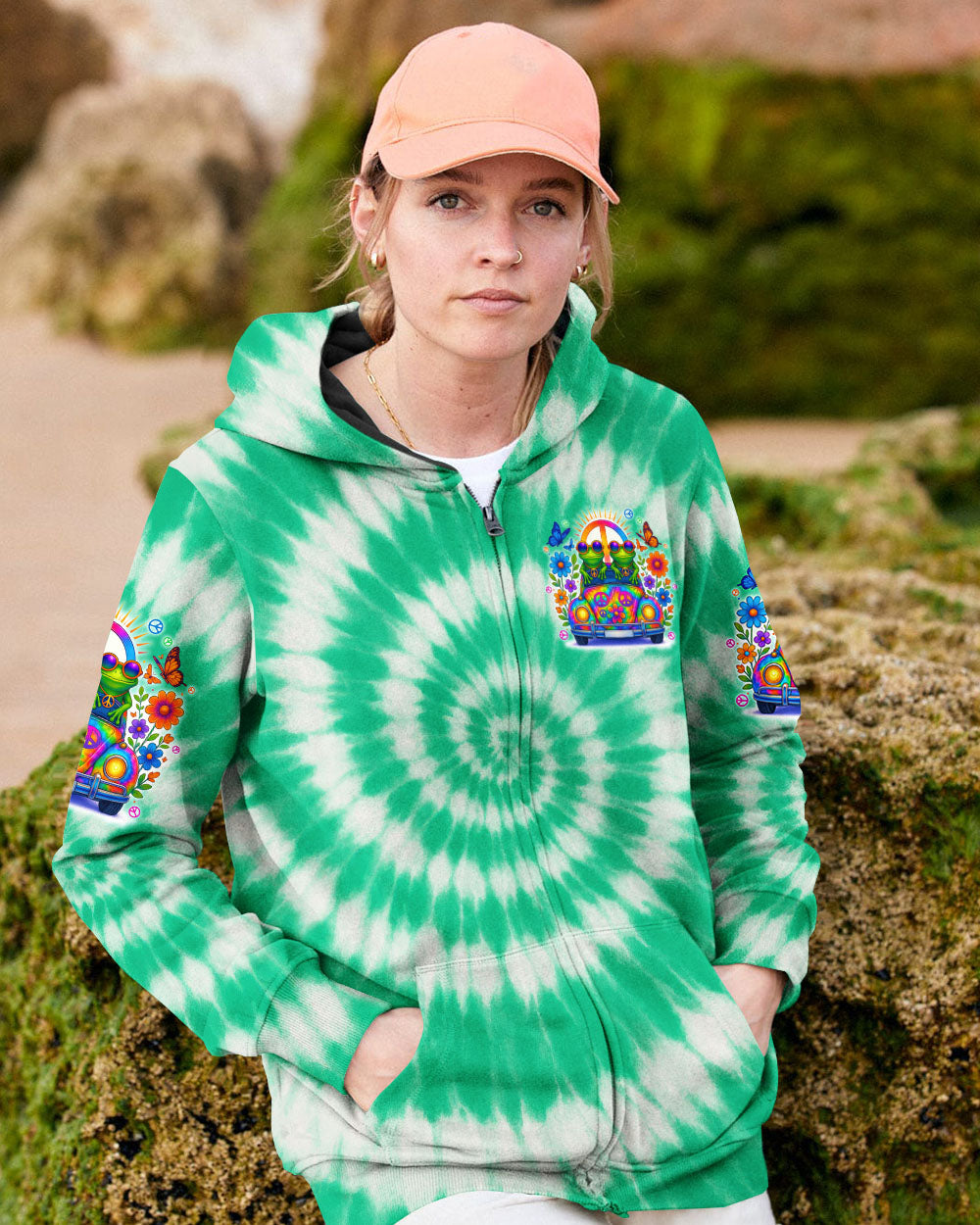GOOD TIMES CRAZY FRIEND FROG TIE DYE ALL OVER PRINT - TYTD0805253