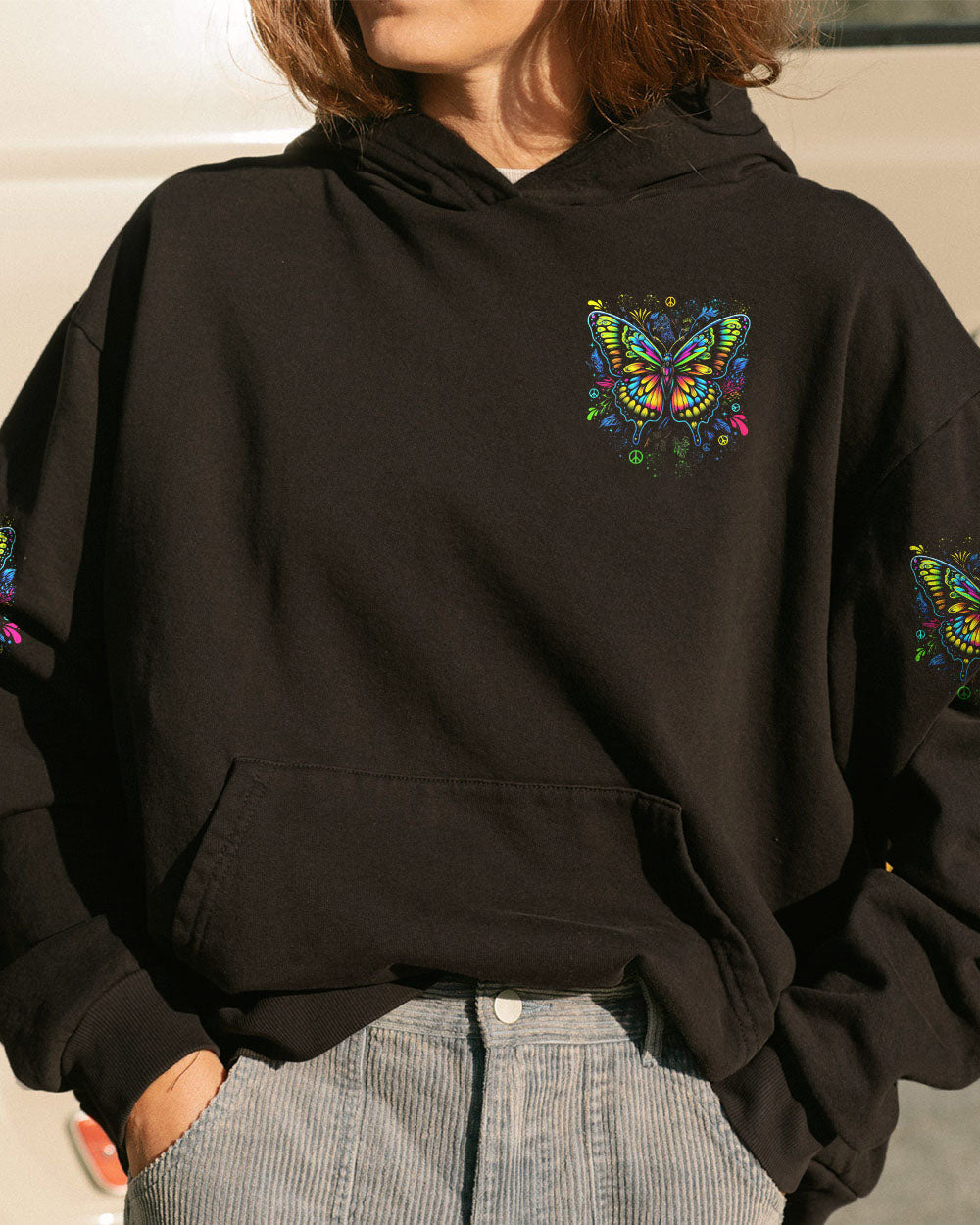 WHISPER WORDS OF WISDOM LET IT BE BUTTERFLY ALL OVER PRINT - TYTD0807252