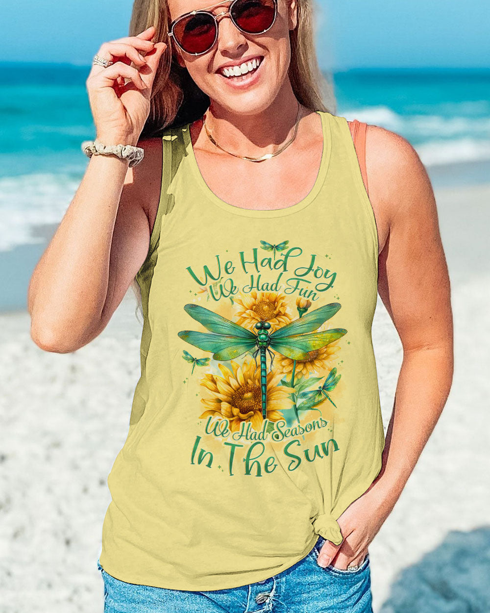 SEASONS IN THE SUN DRAGONFLY ALL OVER PRINT - TYTD0809232