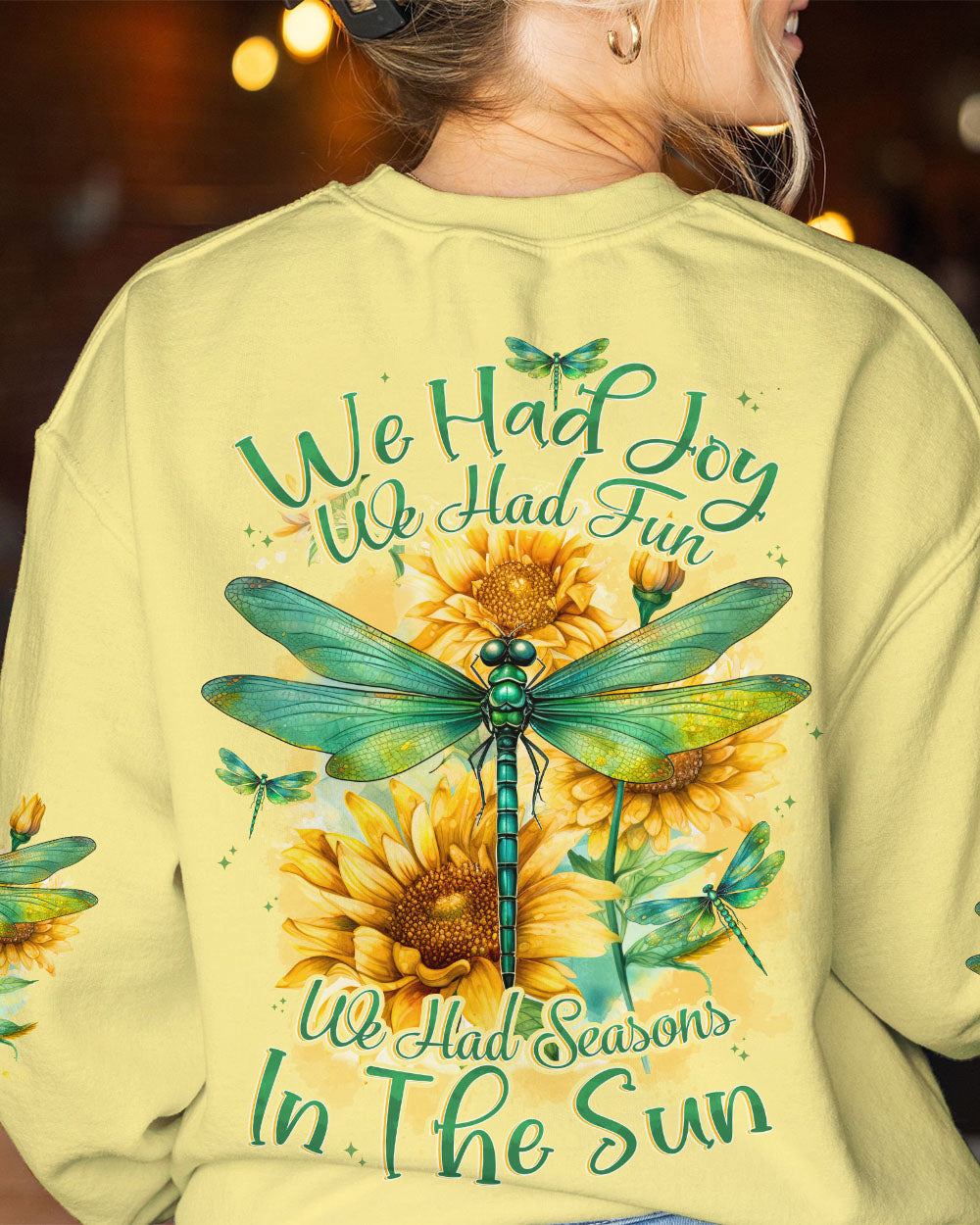 SEASONS IN THE SUN DRAGONFLY ALL OVER PRINT - TYTD0809232