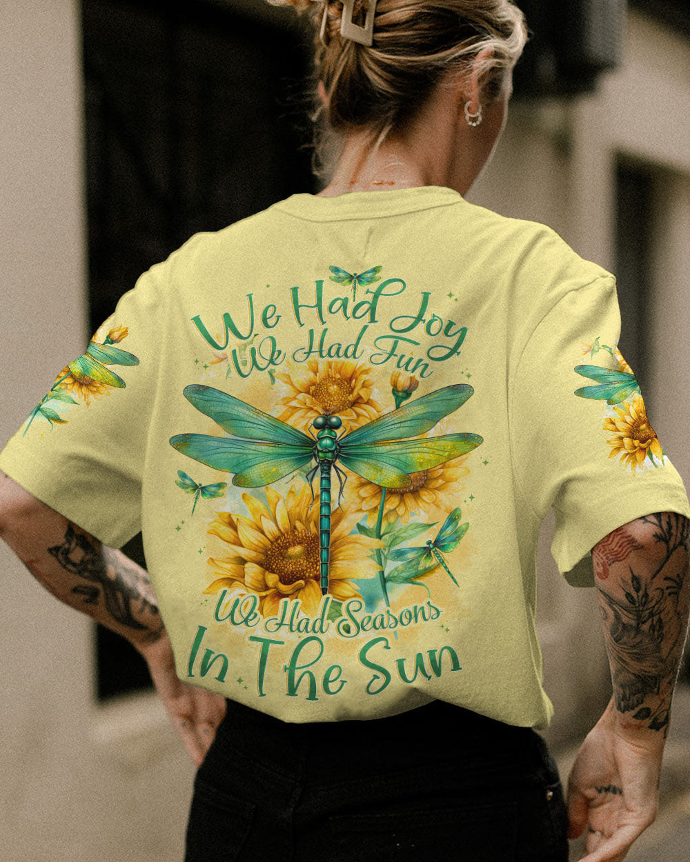 SEASONS IN THE SUN DRAGONFLY ALL OVER PRINT - TYTD0809232