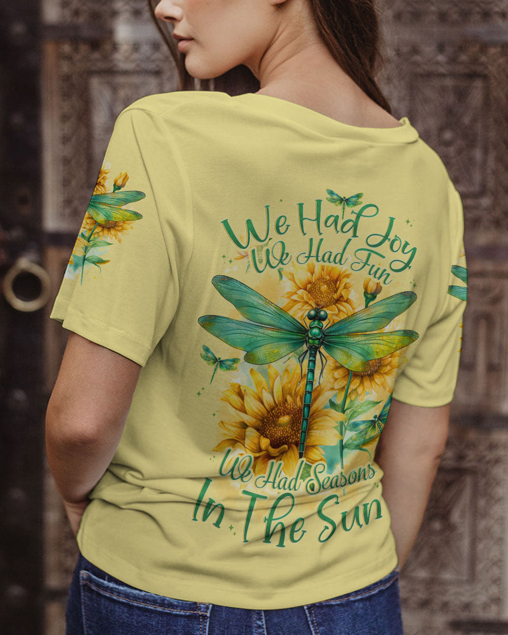 SEASONS IN THE SUN DRAGONFLY ALL OVER PRINT - TYTD0809232